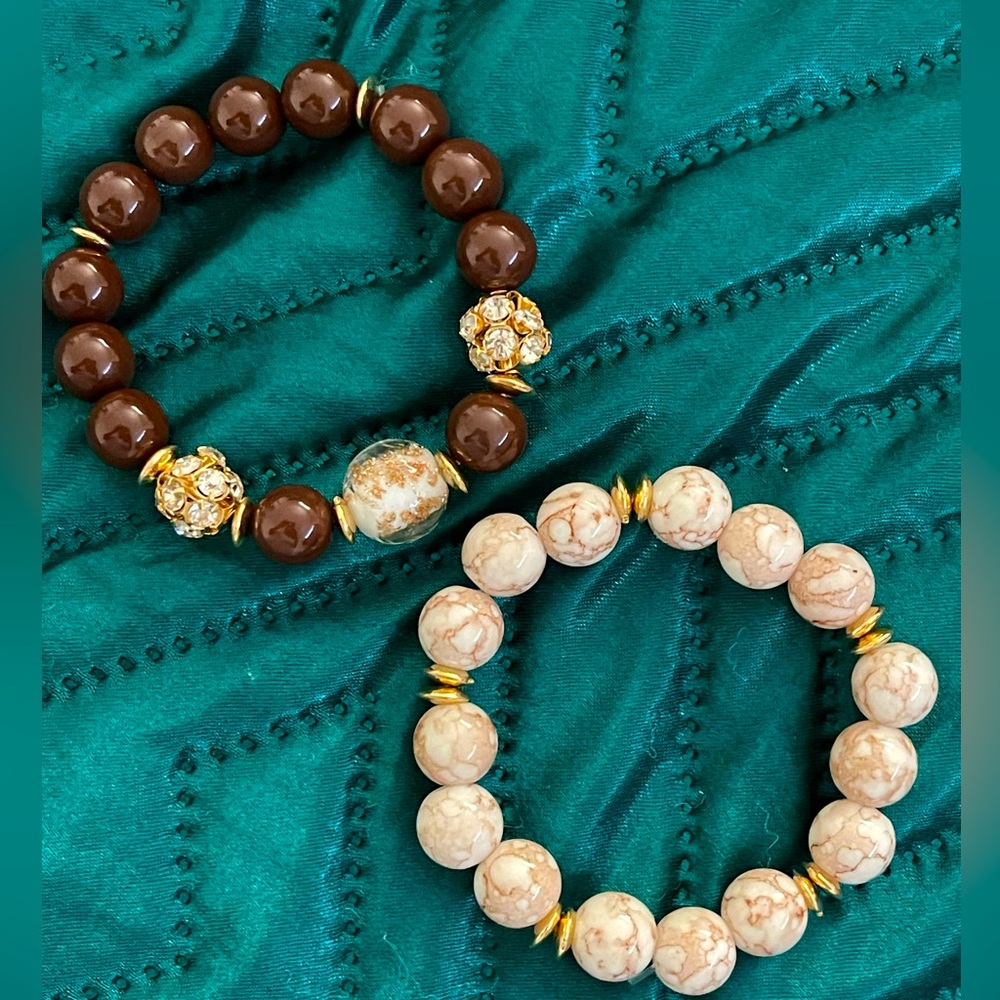 🤎 Chocolate beads bracelets 🤎